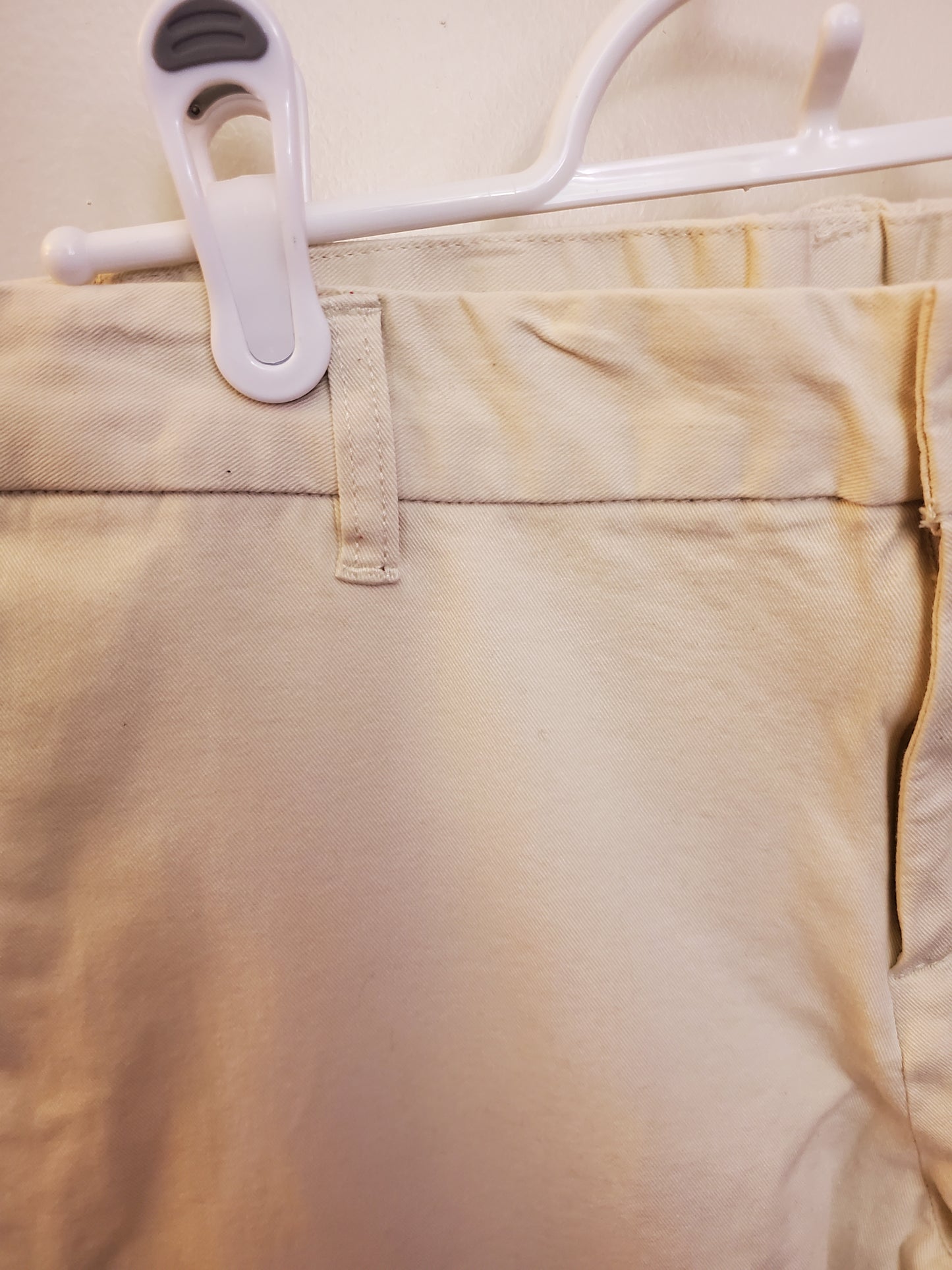 Ecru Straight Pants