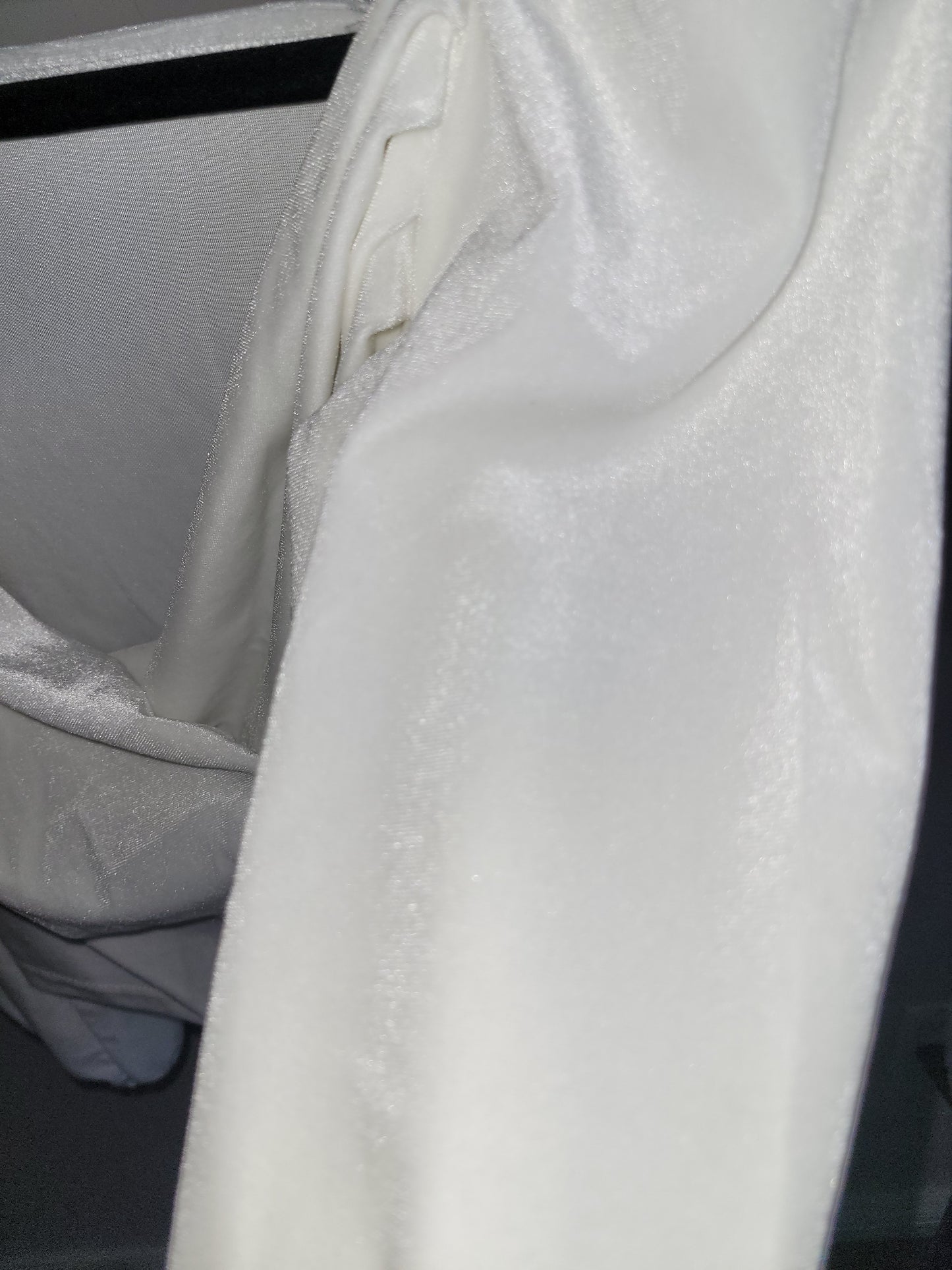 White Velvet Blouse