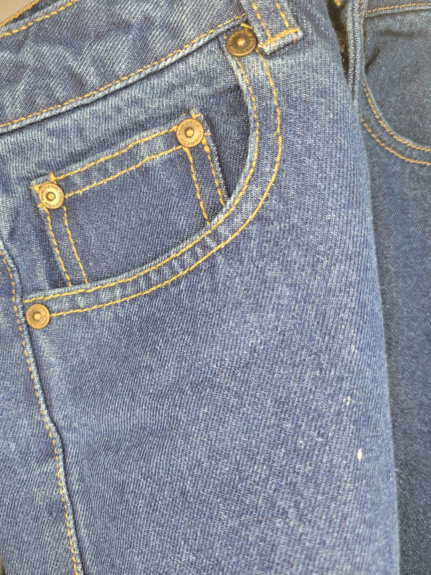 Blue Denim Tapered Jeans