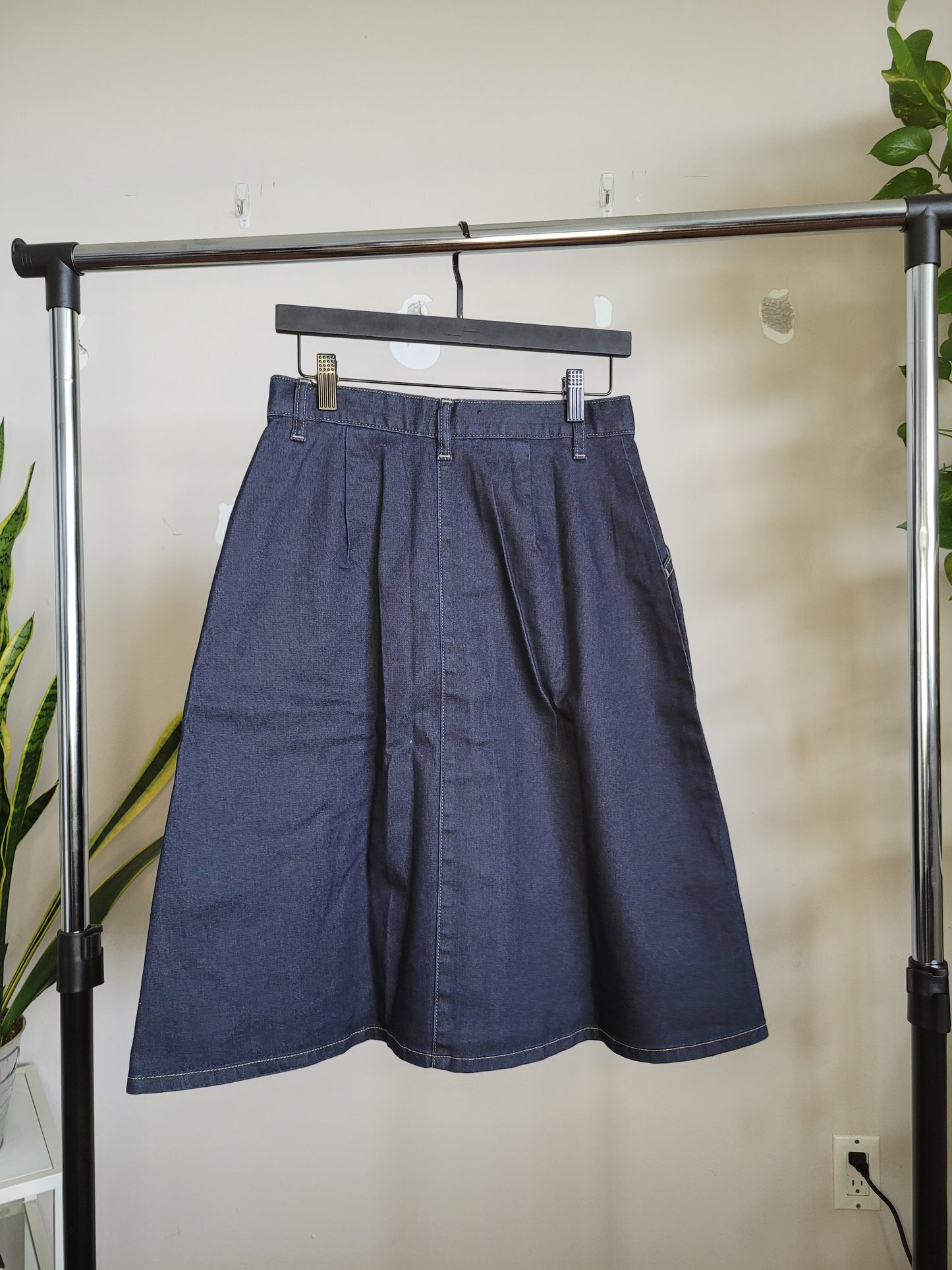 Indigo Denim Skirt