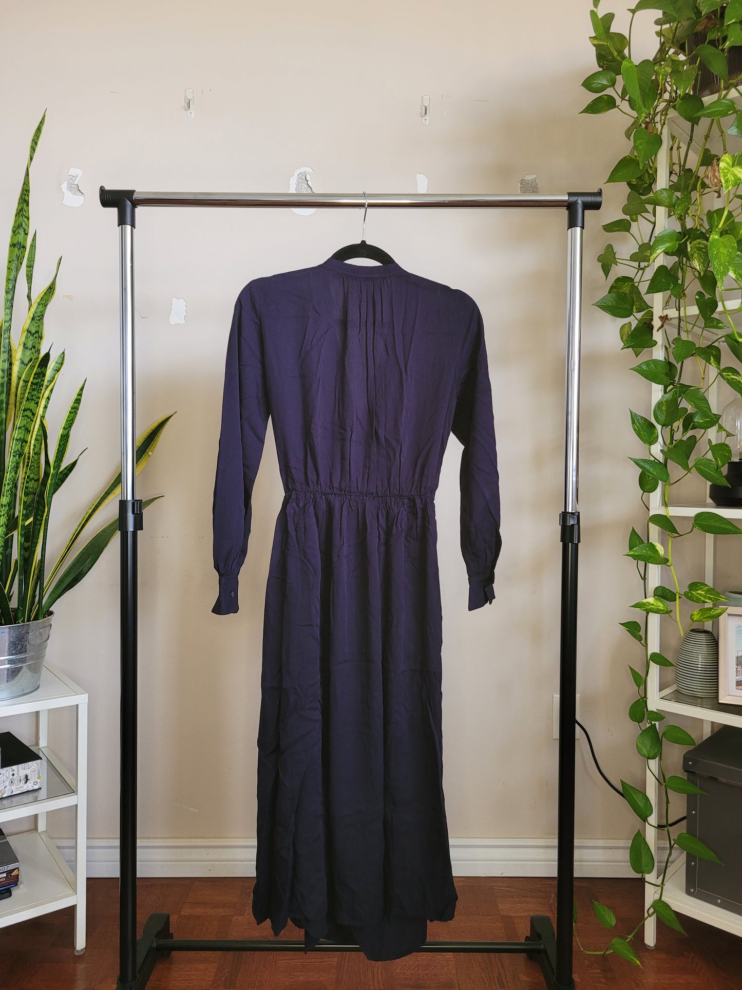 Navy Wrap Dress