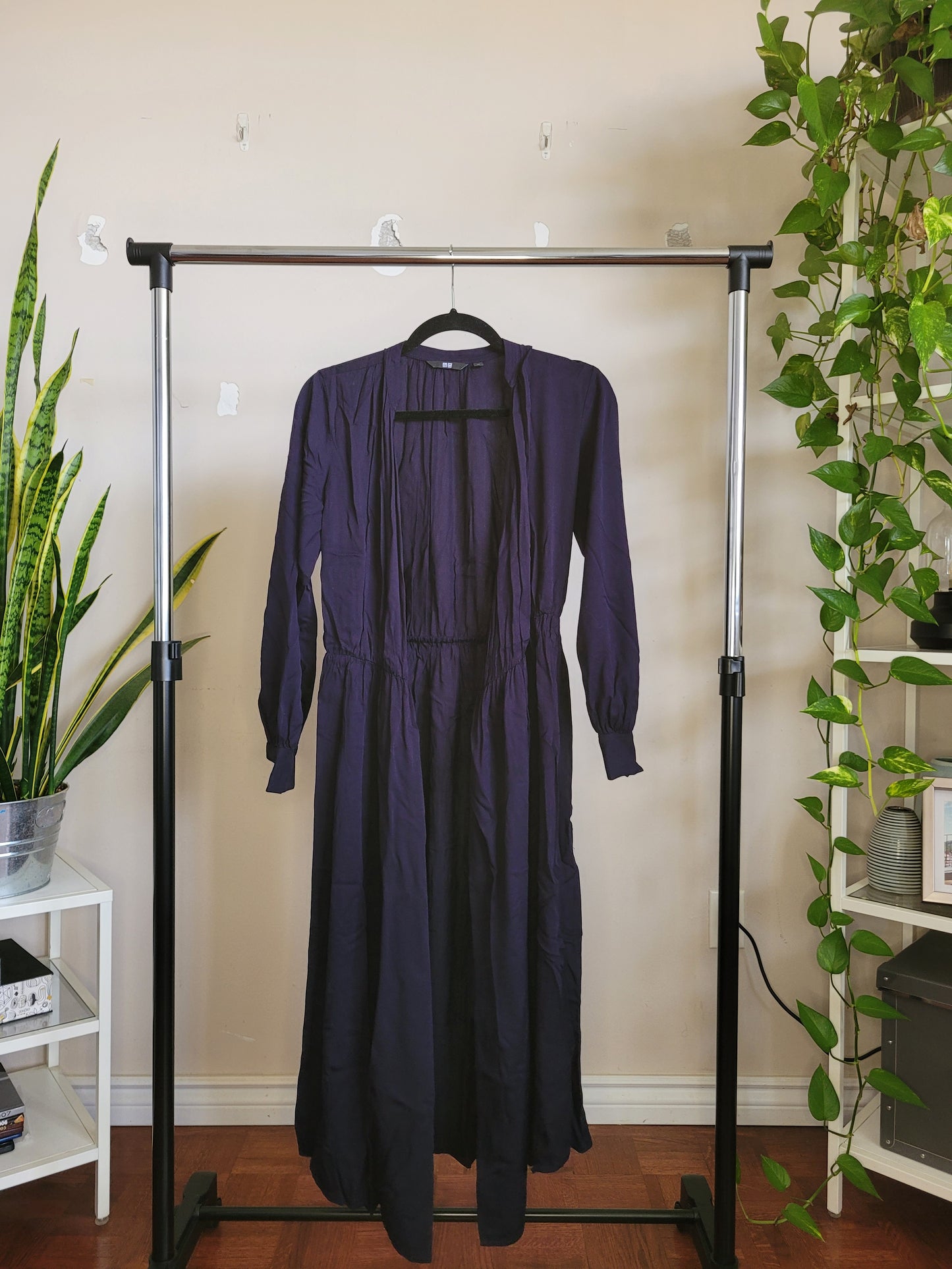 Navy Wrap Dress