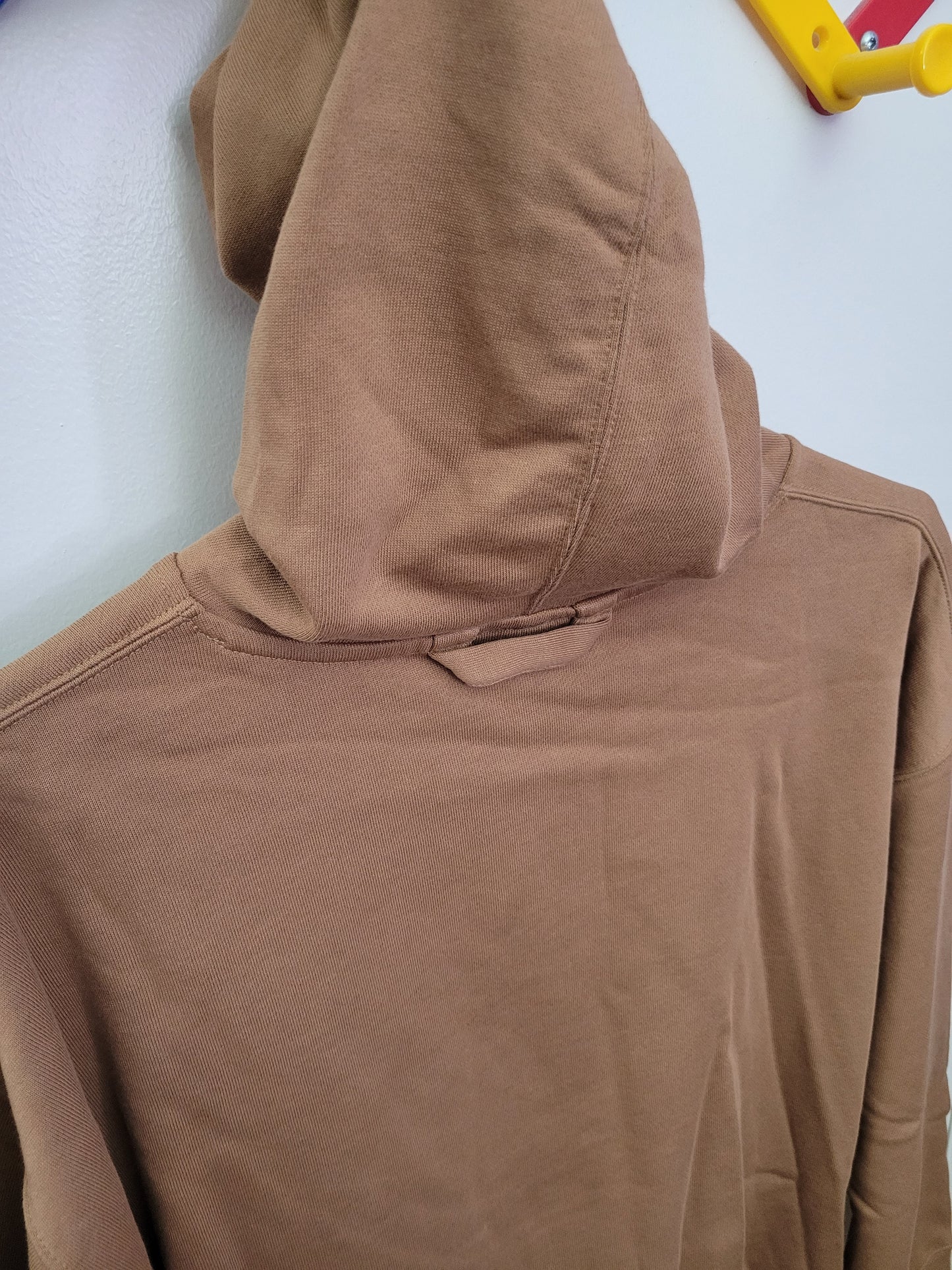 Brown French Terry Pullover Hoodie