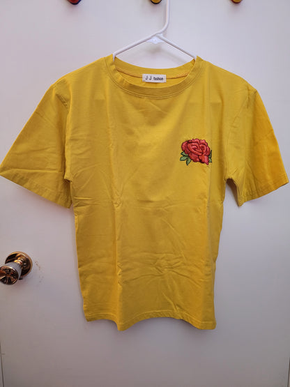 Yellow Shirt with Embroidery