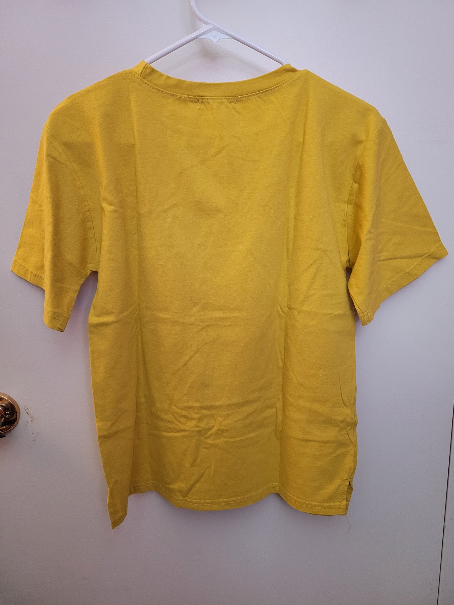 Yellow Shirt with Embroidery