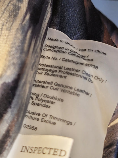 Teal Genuine Leather Jacket