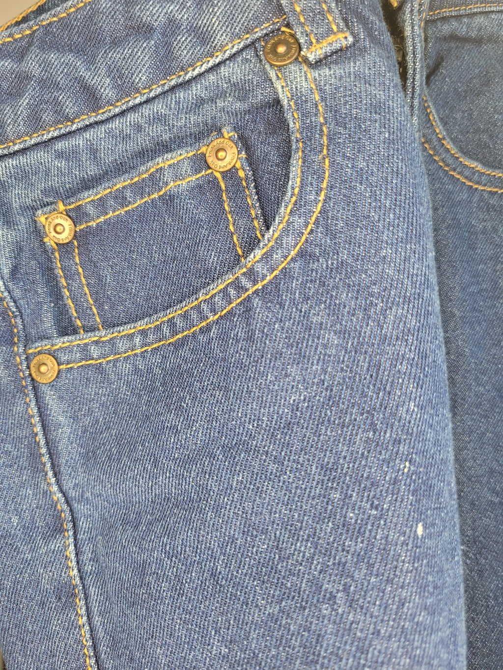 Blue Denim Tapered Jeans