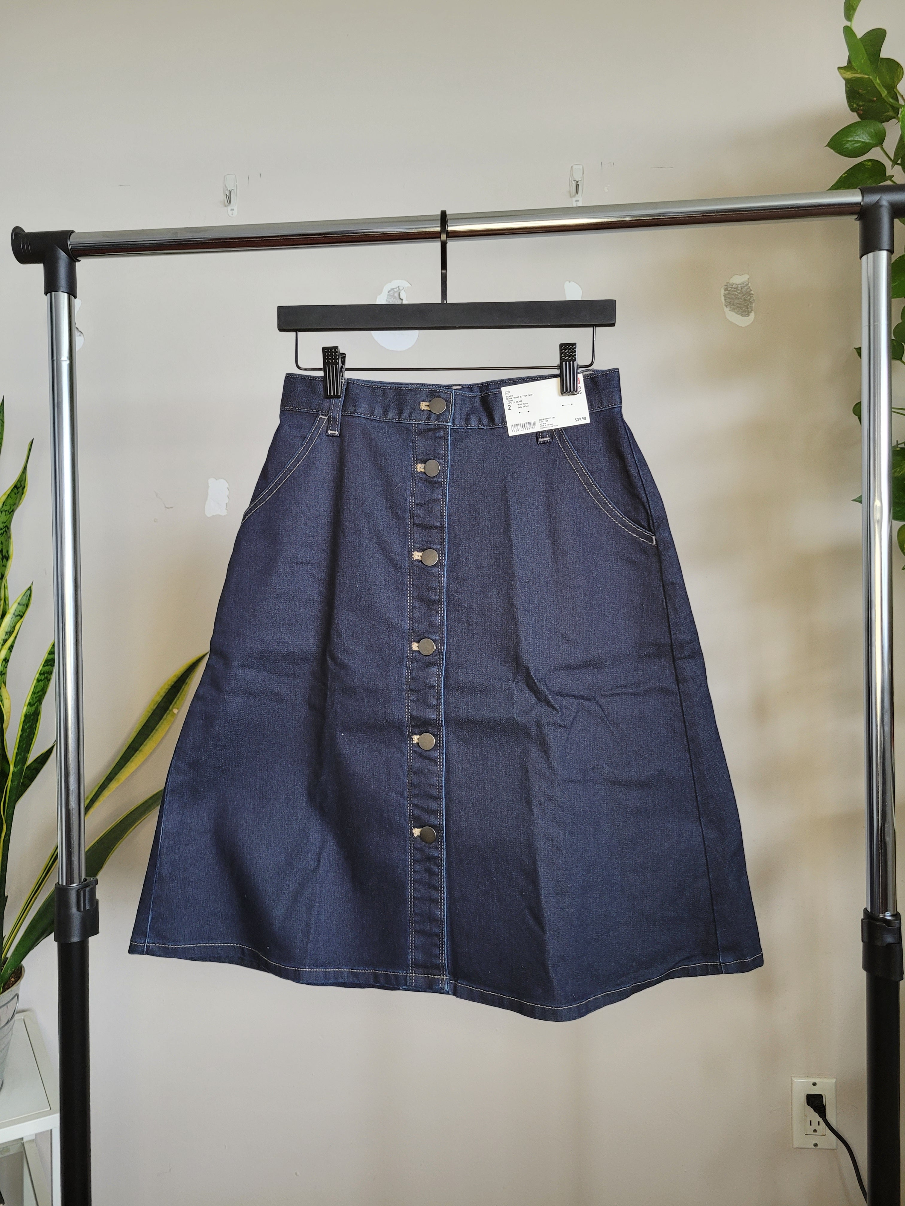 Indigo Denim Skirt