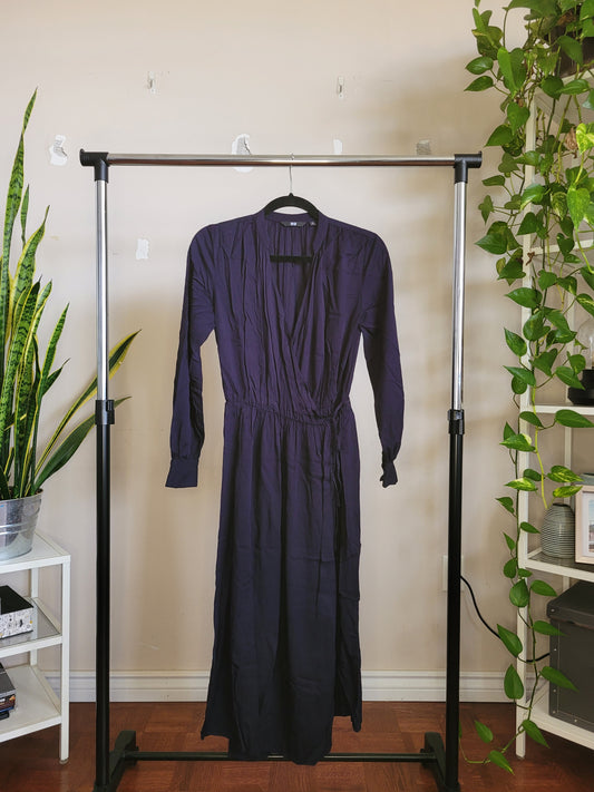 Navy Wrap Dress