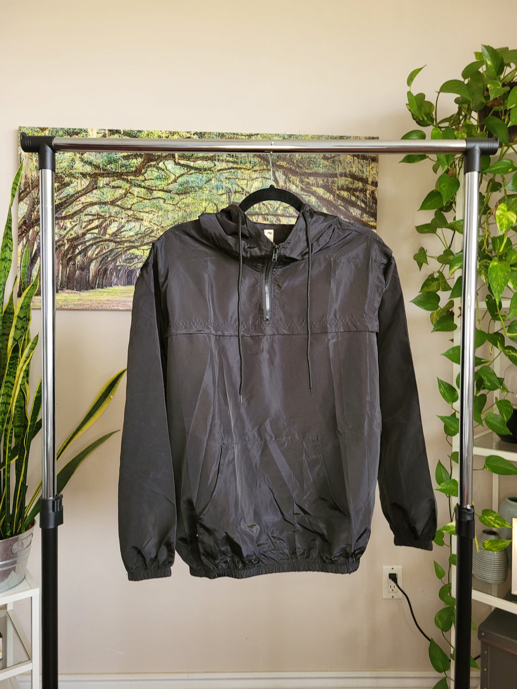 Nylon Pullover Jacket