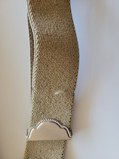 Beige Suspenders
