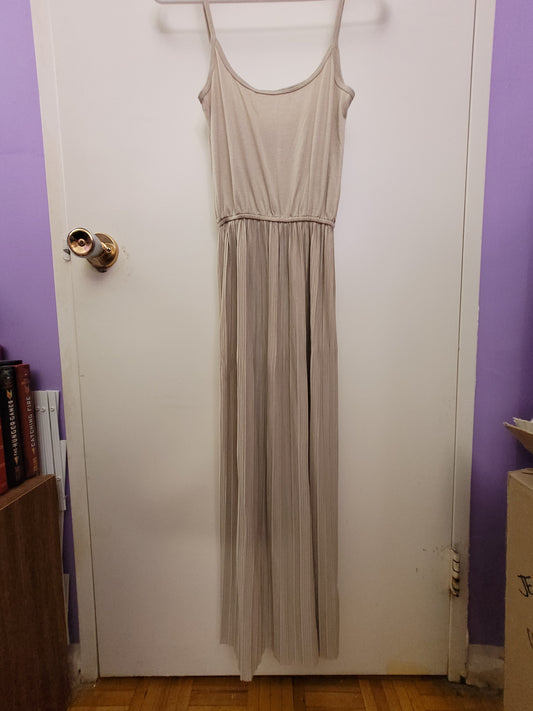 Beige Slip-on Dress