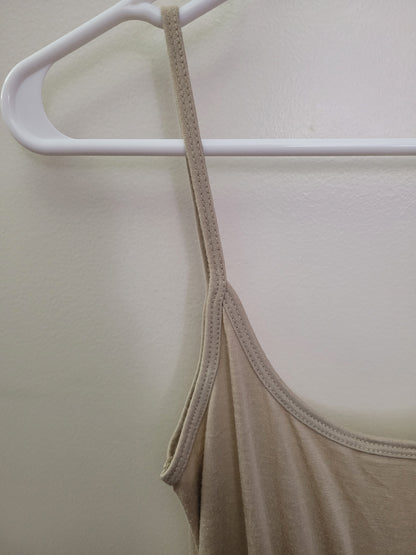 Beige Slip-on Dress