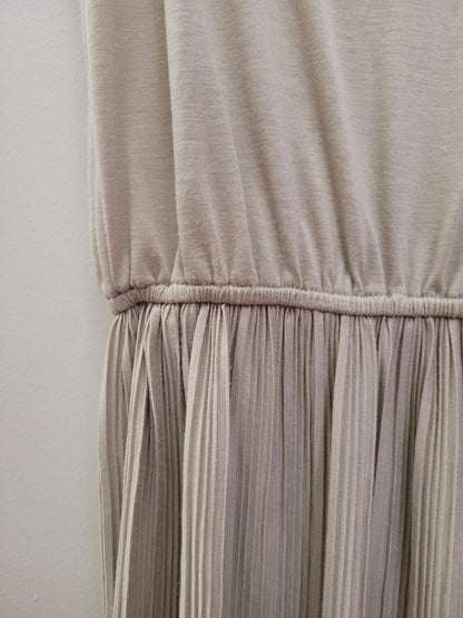 Beige Slip-on Dress