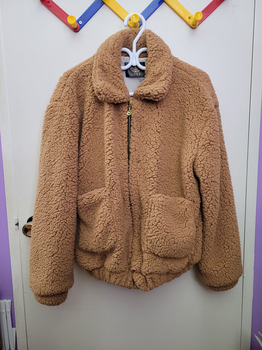 Brown Fleece Jacket