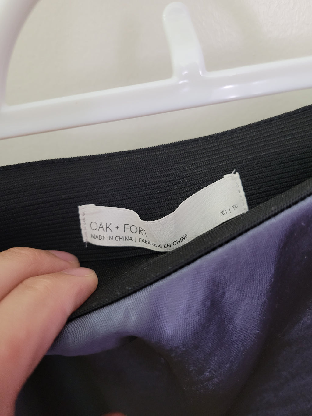 Blue Satin Maxi Skirt