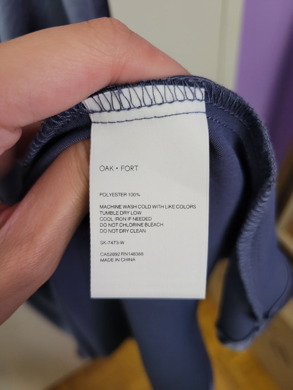 Blue Satin Maxi Skirt