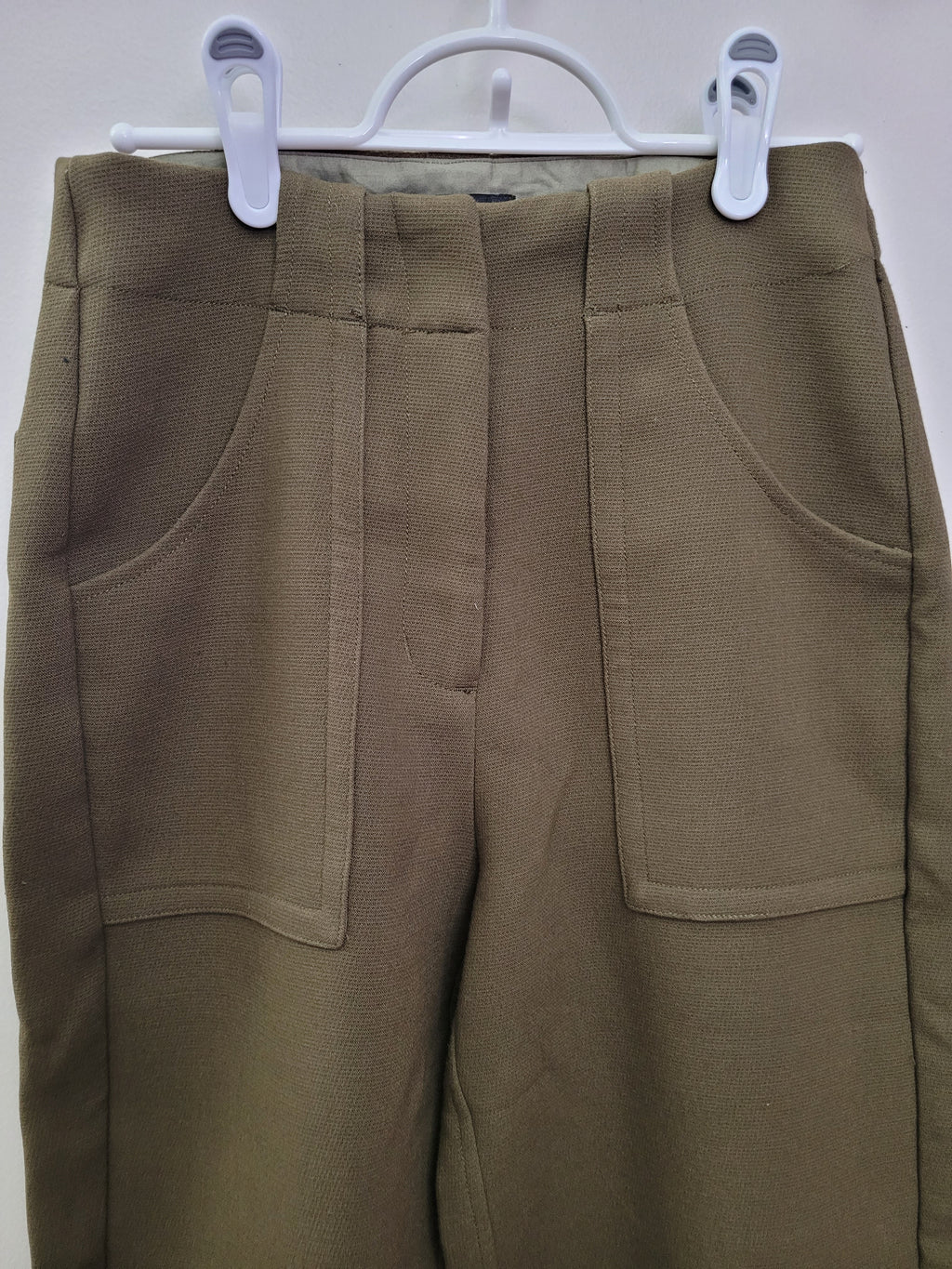 Khaki Straight Pants