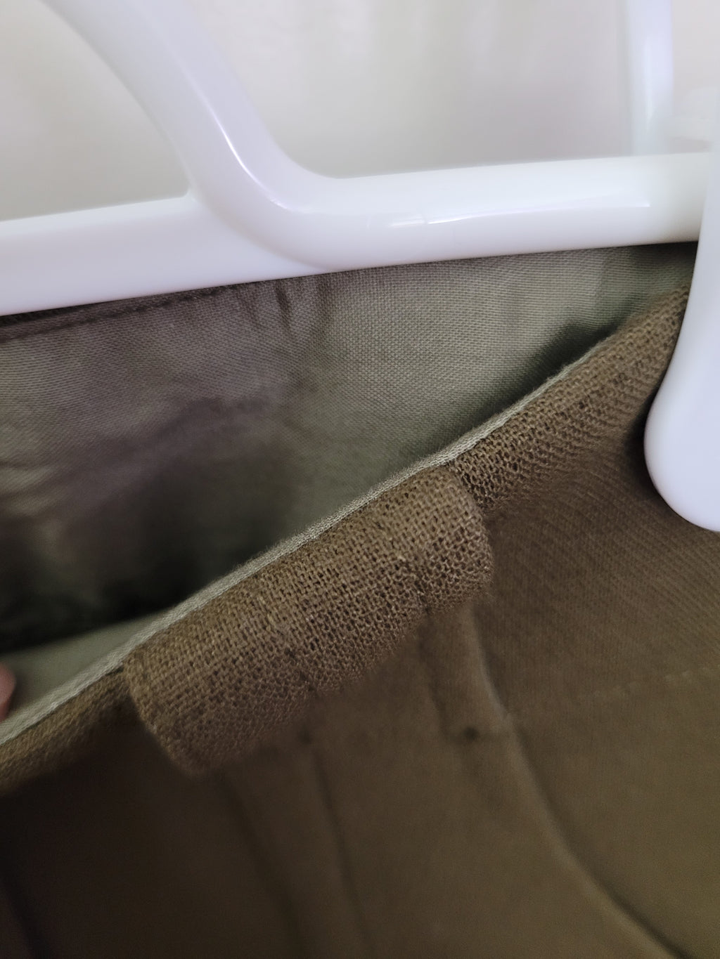 Khaki Straight Pants