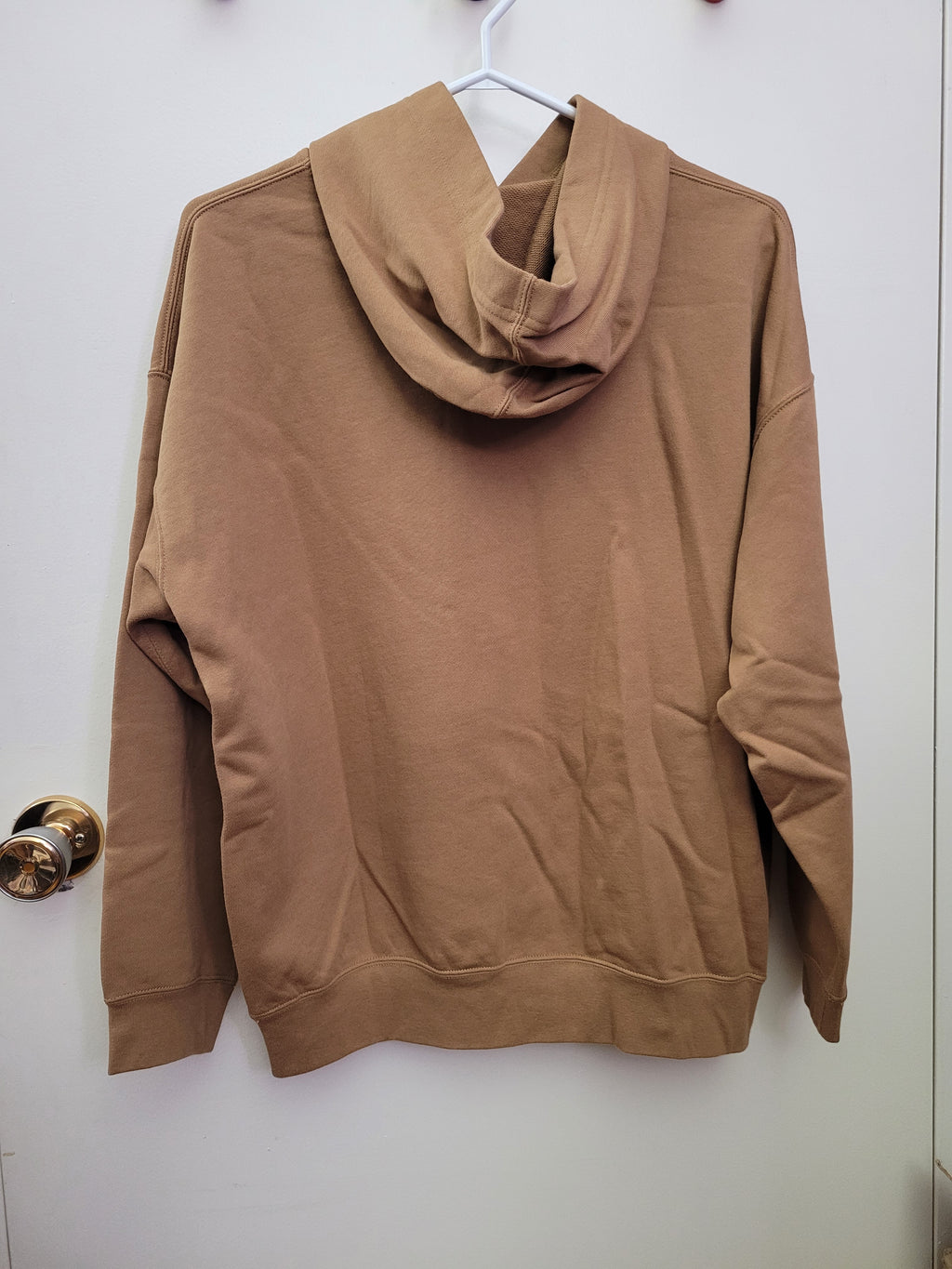 Brown French Terry Pullover Hoodie